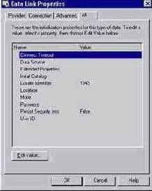 Компоненты ADO в Delphi 5